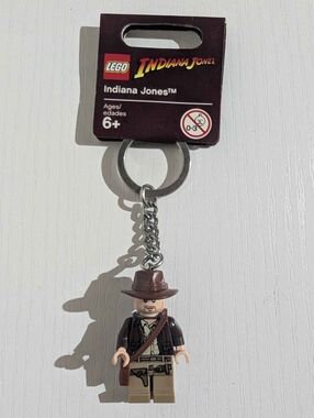 (RARE) LEGO Indiana Jones Minifigure Keychain